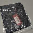 GORLYA Girls Modest Simple Casual Vintage Elastic Waist A-Line Short Skirt for 6-14Y Kids (Black)