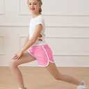 Resinta 1 Pack Girls Athletic Shorts Toddler Soccer Sports Shorts Kids Quick Dry Gym Running Short 7-8Y
