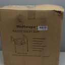 Raised Toilet Seat with Handles for Elderly - Toilet Seat Risers for Seniors with Adjustable Padded Arms - Elevated Toilet Safety Seat for Standard or Elongated Commode