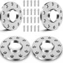 ECCPP 4PCS 15mm Wheel Spacers 5 Lug 5x130mm to 5x130mm 71.6mm fits for 2003-2016 for Cayenne for Boxster for Cayman for Panamera 1999-2015 for 911 with 14x1.5 Studs