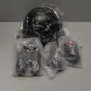 Kids Tactical Multifunctional Helmet Set for Battle Game, Police Cosplay Kids Toy Helmet Paintball Airsoft (Black)