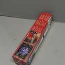 Alpine Corporation 16" Tall Hanging Snowflake Ornament with 96 Cool White LED Lights w/ 12 pcs Cool White Flashing Bulb, Festive Indoor/Outdoor Holiday Christmas Decor, White (Silver)