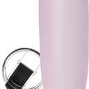 Simple Modern Voyager Tumbler with Flip Lid | Travel Coffee Mug | Insulated Stainless Steel Cold Brew Iced or Hot Coffee Cup | Gifts for Women Men Her Him | 20oz, Lavender Mist