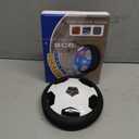 LED Hover Soccer Ball Boy Toys, Air Power Kids Training Ball Playing Football Indoor Outdoor Game, Birthday Gifts for Age 3 4 5 6 7 8-10 Years Old Boys Girls - Soccer (2PCS Black)