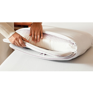 Purple DreamLayer Pillow - King Size, Multi-Layered GelFlex Grid & MicroAir Foam for Support & Pressure Relief - Customizable Height with Removable Foam Booster Layers