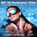 VegoVia Adult Swim Goggles 2 Pack, Anti-Fog 180° Wide View UV Protection Pool Swimming Goggles for Adult Youth Men Women