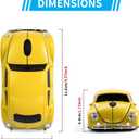 Certified Wireless Mouse Compatible with iOS Windows Android - Works with Computer, Laptop, Tablet, Mobile Phone - Universal Bluetooth/USB Receiver Connectivity (VW01, Lemon Yellow)