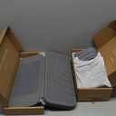 Dorai Home Dish Pad - Collapsable Stone Dish Drying Mat with Diatomaceous Earth for Quick Drying - Ultra Absorbent - Encased in Woven Silicone - Eco-Friendly, Foldable - Original 19.9"x15.2", Slate