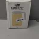 GiNT 54Oz/1.6L Thermal Coffee Carafe Wide Mouth - Double Wall Vacuum Insulated Stainless Steel Beverage Dispenser with Safety Lock | 12H Hot & 24H Cold Retention (White)