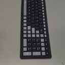 sungwoo Wireless Silicone Keyboard, 2.4GHz Wireless, Foldable Rollup Keyboard, Waterproof, Dustproof and Lightweight, Perfect for PC, Notebook, Laptop and Travel(Black)