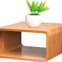 Wooden Cube Storage Shelf Organizer, Bookshelf for Bedroom, Livingroom, Dormroom, Home Office, Studyroom, Home Decor and Contemporary Spaces (Red Oak | Pack of 1), Small, 14 Inches Thick