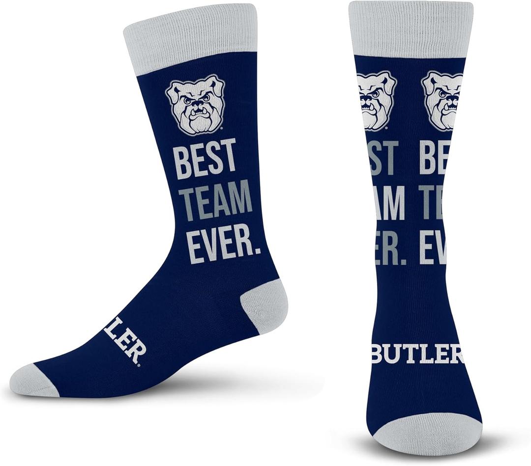 For Bare Feet NCAA Unisex Best Team Ever Crew Sock Ncaa (One Size)