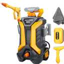 Kids Pressure Washer Toy, Outdoor Car Wash Playset for Patio Lawn Garden, Self Powered Water Pressure Washer Toy, Ages 3+, Gifts for Boys and Girls