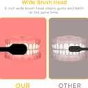 5 Replacement Toothbrush Heads for Oral-B Clic (Black, 5 Count)