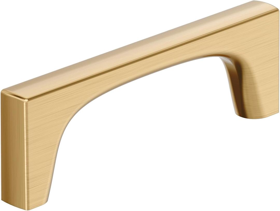 Amerock Merced 3-3/4 inch (96 mm) Center-to-Center Champagne Bronze Cabinet Pull, BP37423CZ