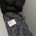 Hollypet Fluffy Plush Dog Cat Pet Couch Soft Calming Sofa Bed for Medium Small Cats and Dogs, Gray (24"L x 18"W x 10"Th)