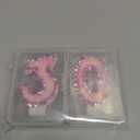 Birthday Candles, Number 30 Candle, Butterfly 30th Birthday Decorations for Women/Girl, Pink Happy Birthday Candle for Cake, Handmade Sequin Numeral Candle Wedding Cake Topper Anniversary Party Decor