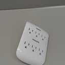 Philips 6-Outlet Extender Surge Protector, Wall Tap, 900 Joules, 3-Prong, Space Saving Design, Protection Indicator LED Light, ETL Listed, White, SPP3461WA/37