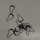 12PCS Shower Curtain Hooks, Shower Curtain Rings Black Rust Proof for Bathroom Shower Rods, Metal Shower Hooks SmoothQuick Sliding