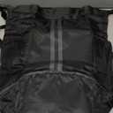 Black Drawstring Gym Bag for Men, Waterproof Drawstring Backpack for Women, Swim Bag with Shoes Compartment, Pull String Sport Bag for Soccer and Basketball.