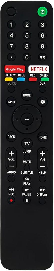 RMF-TX500U Infrared Television Replace Remote Compatible with Sony TV XBR-75X950H XBR-55A8H KD-55X750H XBR-85X850G XBR-65X900H XBR-75X90CH XBR-75X800H XBR-55X950G XBR-85X950H KD-55X75CH XBR-43X800H