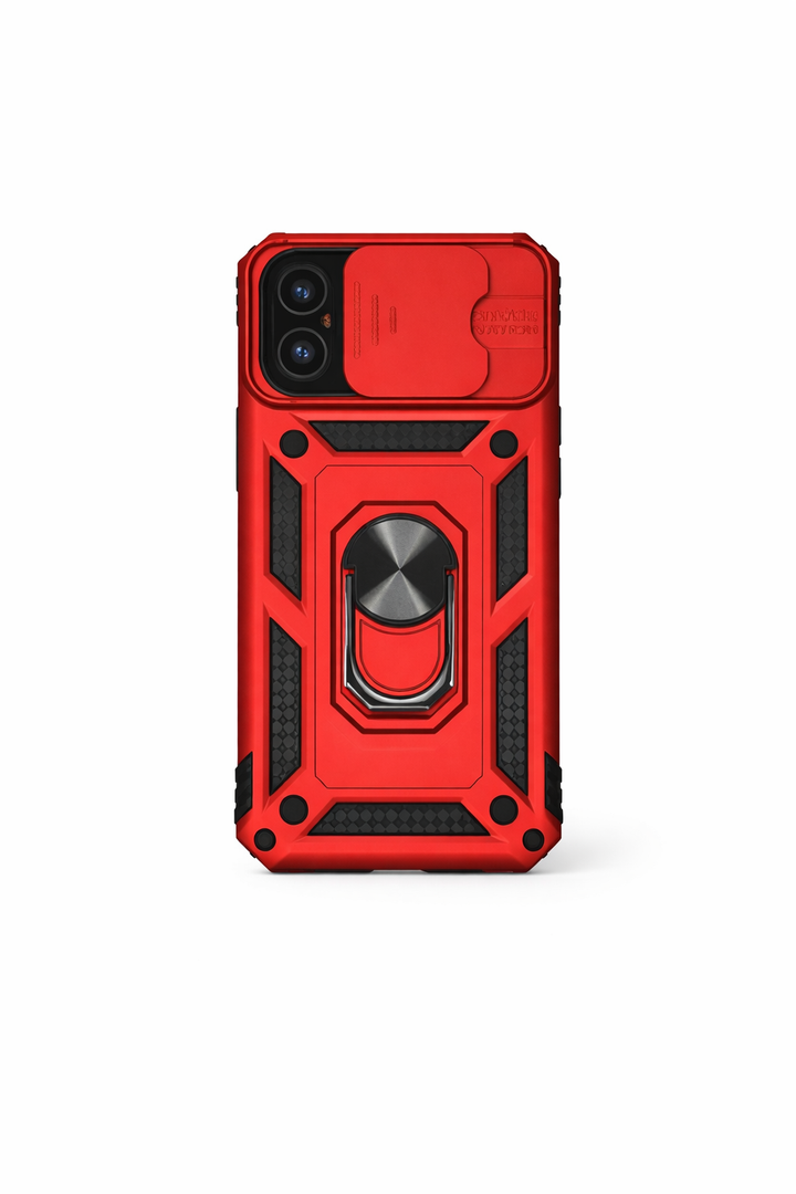 Rugged Case for Iphone 12/12 Pro 13/13 Pro- Heavy Duty Shockproof Cover with Ring Kickstand & Camera Lens Cover