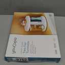 YouCopia Crazy Susan Two-Tier Turntable, Height-Adjustable Lazy Susan Organizer for Kitchen Cabinet and Pantry Organization and Storage, White