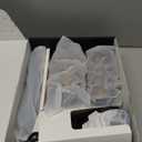 4 in 1 Rotating Hair Dryer Brush Spinning with Detachable Brush(2" & 1.5"),Negative Ionic Brush Blow Dryer 100-120V,3 Heats and 2 Speeds Rotating Hot Air Brush for Curling,Straight,Drying