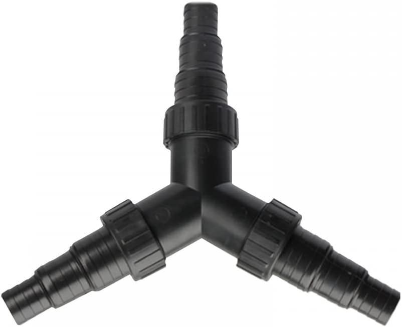 DONGKER 3 Way Hose Connector,Y Distributor Inlet Hose 25/32/38 mm (1"/1.25"/1.5") for Pond Pump Fish Tank Filtration Water Exchange Garden Irrigation (CST-02)