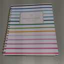 AT-A-GLANCE Planner 2026-2027 Weekly & Monthly Academic 12-Month July-June, 8-1/2" x 11", Simplified by Emily Ley, Happy Stripe (EL49-905A)
