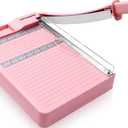 Paper Trimmer, 12" Cutting Length Heavy Duty Paper Cutter with Safety Protection and Blade Lock, Paper Cutter 12 Sheets, Cardstock/Laminate