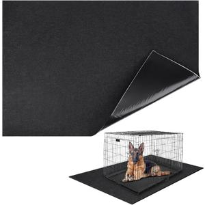 Extra Large Dog Crate Floor Protector 59" X 46" Waterproof Non-Slip Under Dog Crate Kennel Mat Liner for Indoor Training, Easy to Cut