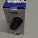 Ortizan Portable Bluetooth Speaker x Stocking Stuffers: IPX7 Waterproof, Wireless, Big Sound, Deep Bass, Dual Pairing, 30H Playtime, White Elephant Gift for Adults Men Women Teen Boys Girls (Black)