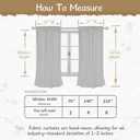 LAMIT Light Filtering Linen Curtains 84 inches Long for Bedroom, Faux Linen Textured Semi Sheer Back Tab and Rod Pocket Burlap Boho Modern Drapes for Living Room/Farmhouse, 2 Panels, 52 x 84 Inch