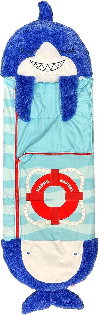 Happy Nappers 2-in-1 Pillow & Sleepy Sack Shush the Shark 54x20 Medium