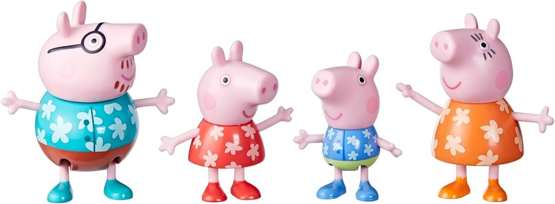 Peppa Pig Hasbro - Pack of 4 Figures of the Family 4 Mod