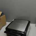 KRUPS 4-Slice Belgian Waffle Maker: Stainless Steel, 5 Browning Levels, Audible Ready Beep, Removable Plates, 1200W, Silver/Black, Large Waffle Maker Family Size, Great for Family Breakfasts