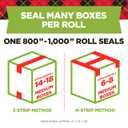 Scotch Sure Start Packing Tape, Clear, Quiet Unwind and Easy Start, 1.88 in. x 22.2 yd., 6 Tape Rolls with Dispensers