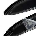 4pcs Side Window Wind Deflectors,Outside Mount Shade Sun rain Guards,Dark Smoke Visors for 2003-2008 Toyota Matrix E130 / Pontiac Vibe 94455