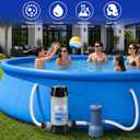 H&G lifestyles Mineral Cartridge Pool Filter for Above Ground Pools Cycle