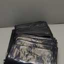 95 Gallon Trash Bags 2 Mil Black - 25 Count Large Trash Bags - Individually Folded - 96 Gallon Trash Can Liners - 61W x 68L