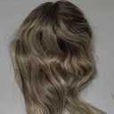 PANEWAY Hair Topper 16 Inch Synthetic Wavy Clip in Hair Piece for Women, Balayage Dark Brown Root to Blonde Ombre with Highlights, Natural Wiglet for Volume & Coverage