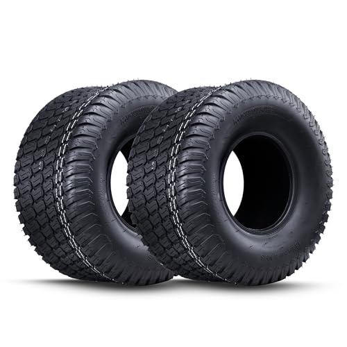 MAXROLLORS (2 Pack) 18x9.50-8 Lawn Mower Tires, 18x9.5-8 for Garden Tractor Riding Lawnmower Tire, 4 Ply Tubeless, Turf-S Pattern, 1040 lbs Capacity