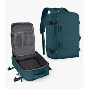 coowoz Travel Backpack For Women Men,Carry On Backpack,Hiking Backpack Waterproof Outdoor Sports Rucksack Casual Daypack Travel Essentials(Peacock Blue)