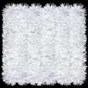 Jexine 18 Pcs 118 ft Christmas White Tinsel Garland Metallic Twist Artificial Garland for Christmas Tree Decorations Hanging Ornament with Stars for Party Supplies Xmas Indoor Outdoor