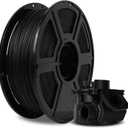 FLASHFORGE Carbon Fiber PETG Filament 1.75mm, Carbon Fiber PETG 3D Printer Filament, 1KG Spool Dimensional Accuracy +/- 0.02mm, Lightweight & Heat-Resistant & Moisture Free (Black)