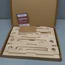 Cat Scratch Puzzle Enrichment Box, Large Solid Wood Construction Cat Nail File Enrichment Box with Sandpaper Inside, Cat Nail File Box Stress Free Alternative to Clippers and Grinders(No Bell Ball)