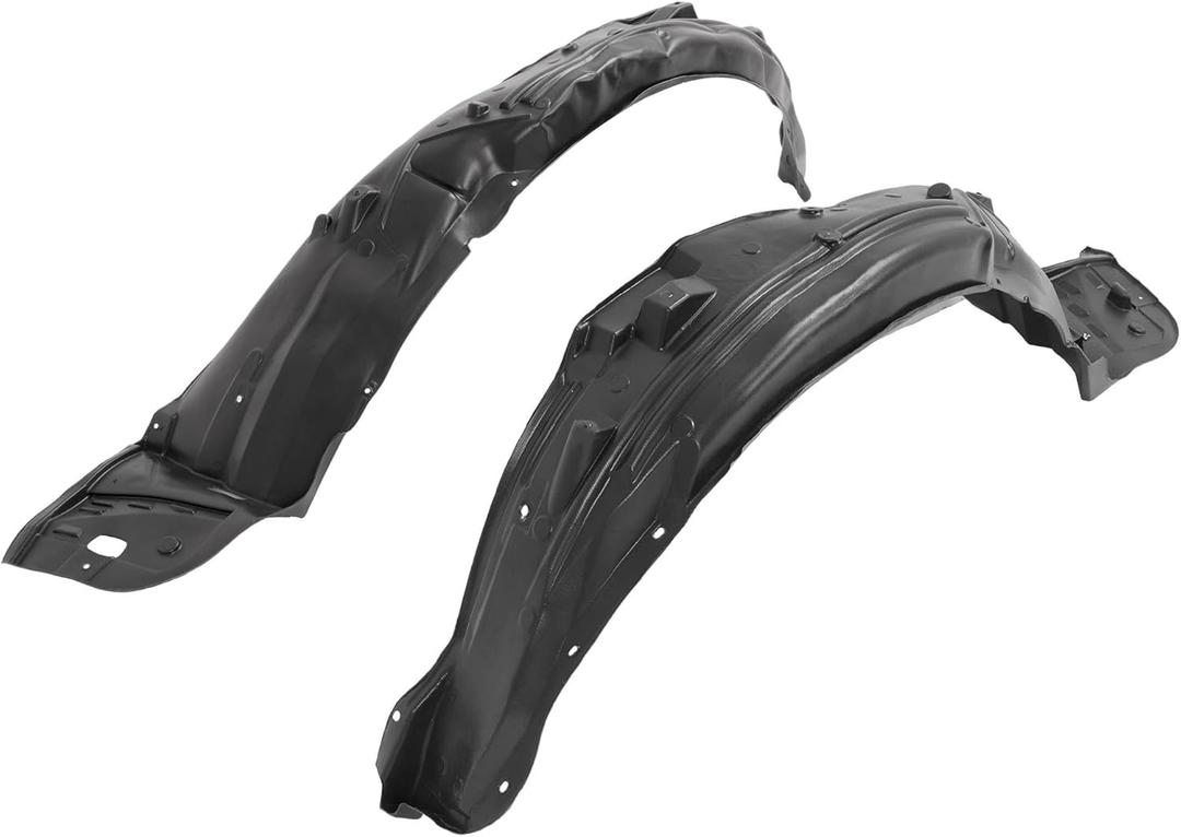 Front Inner Fender Liner Set Compatible with 2006-2011 Honda Civic Sedan Driver & Passenger Side Splash Guards Replacement for HO1248134 HO1249134 74151SNAA00 74101SNAA00