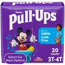 Pull-Ups Boys' Potty Training Pants, 3T-4T (32-40 lbs), 80 Count 