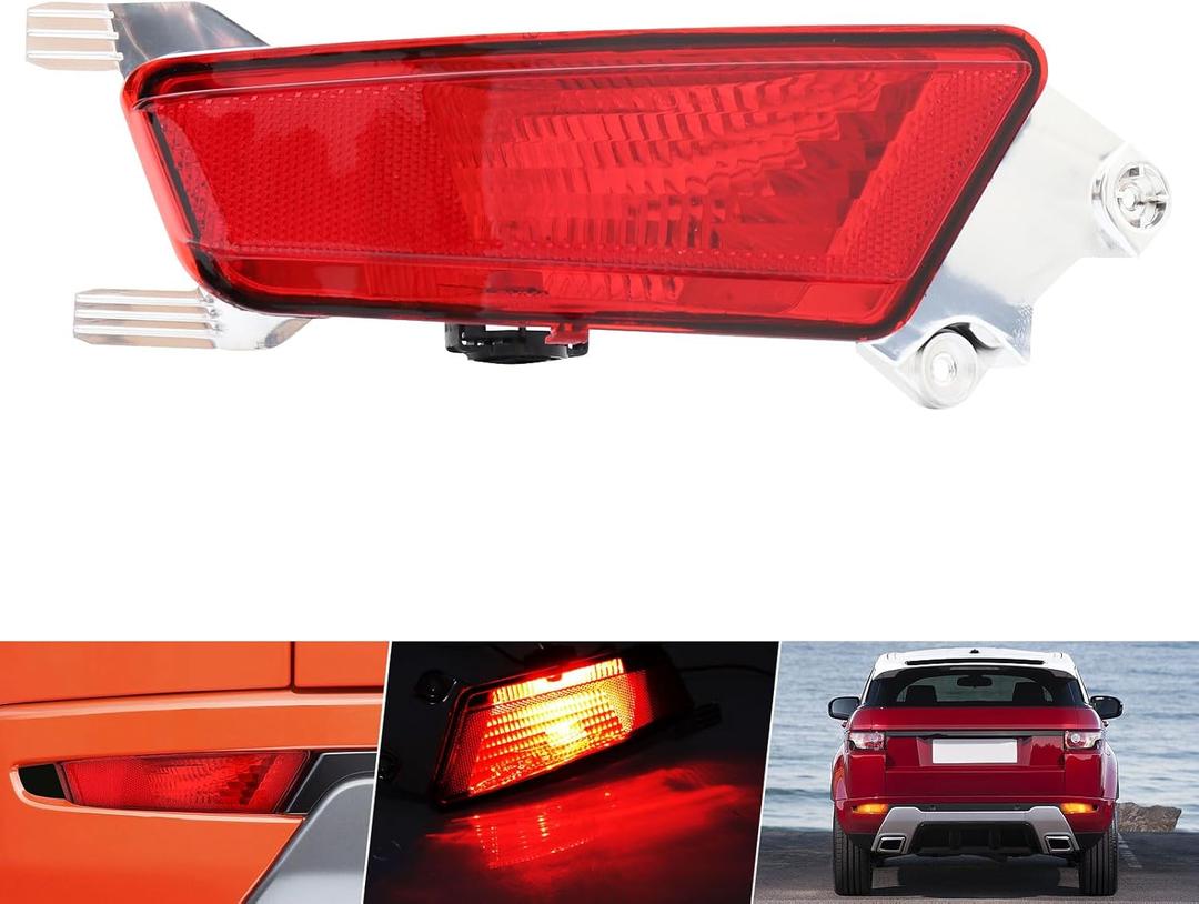 Rear Bumper Fog Light Tail Light Brake Lamp Fit for Land Rover Range Rover Evoque 2011 2012 2013 2014 2015 2016 2017 2018 (Left Side)